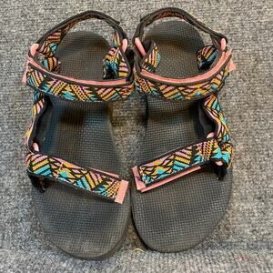 Teva Womens Size 6 Original Universal Hiking Sandals Boomerang Pink Lemonade